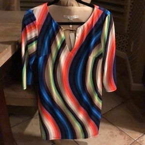 Trina Turk multi striped dress